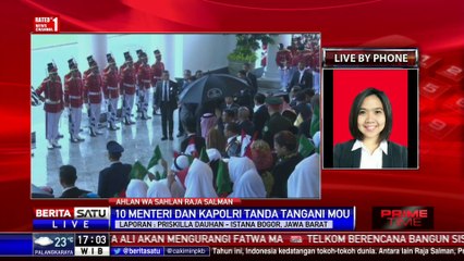 10 Kementerian dan Kapolri Dua Negara Teken Kerjasama