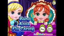 Congelado Princesa Elsa y Anna, las Lesiones y el Cuidado del Bebé de la Princesa de Disney, Juegos para Niños