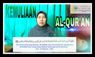 KEMULIAAN AL-QUR'AN SURAH AL BAQARAH AYAT 183 SAMPAI 187