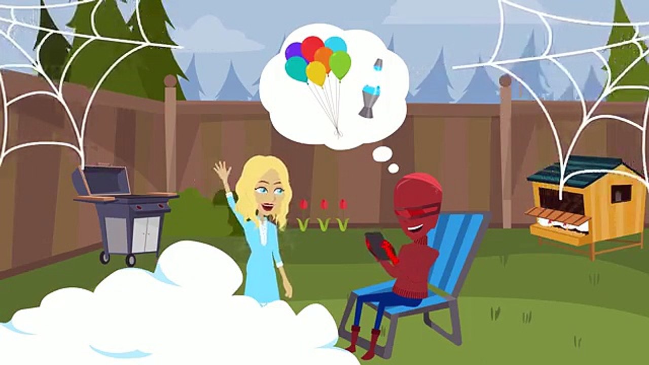 Spiderman Kisses Frog Frozen Elsa vs. Maleficent Prank Fun Superhero Kids In Real Life In