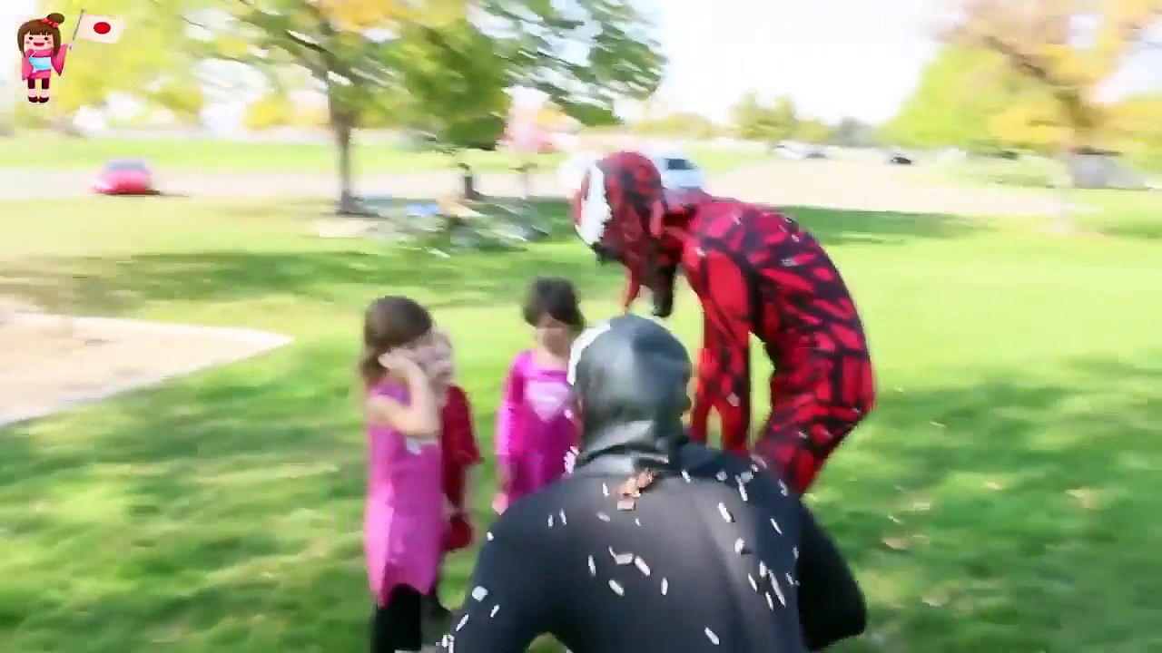Spiderman vs Venom vs Deadpool - In Real Life | Superhero Battle!