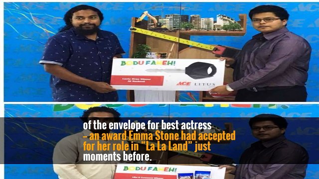 Instead of the envelope containing the winner for best picture, Mr. Cullinan accidentally handed Mr. Beatty a duplicate