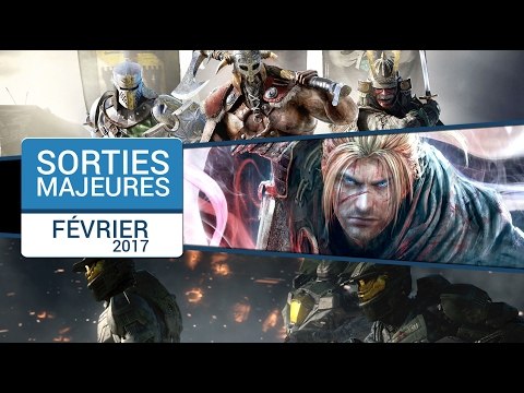 FEVRIER 2017 - Les plus grosses sorties de jeux video