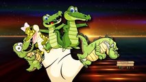 Dinosaurs Vs Crocodile | Cartoon Animal Finger Family Rhymes | nursery children animated k