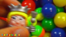 Ballpit Surprise Eggs Disney Ferrero Haribo Toys in Ball Pit