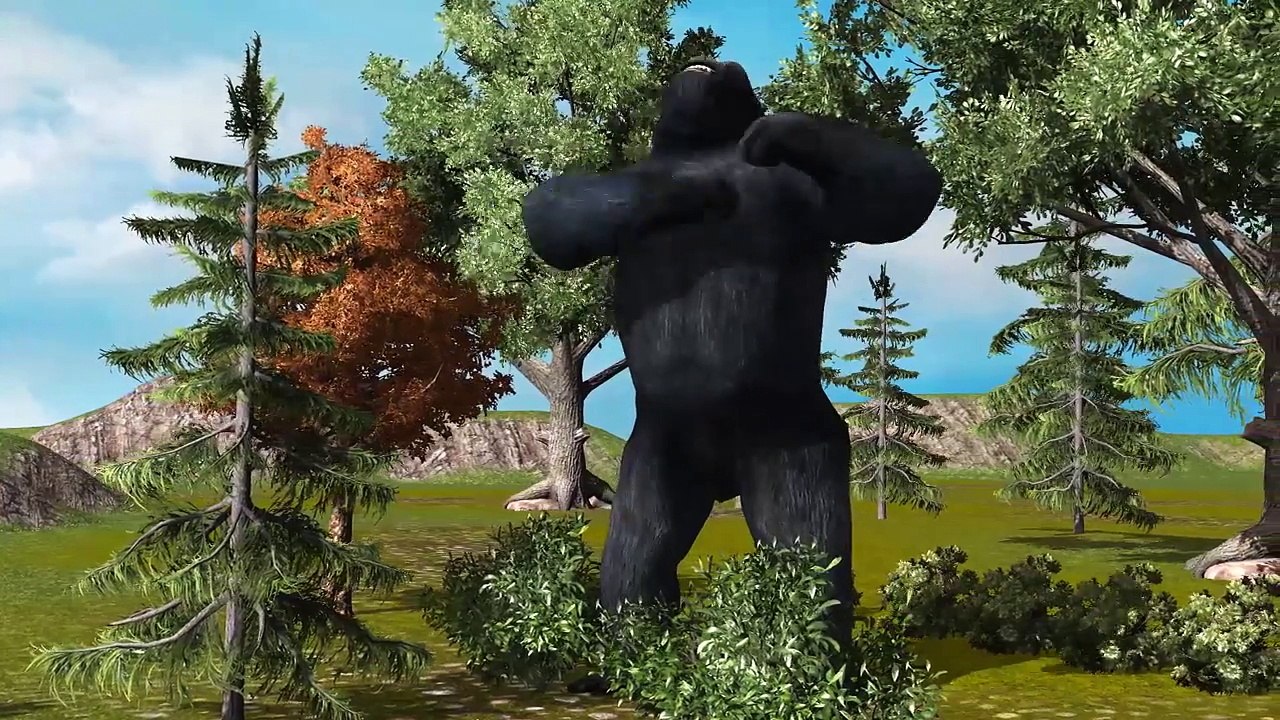 Gorilla Finger Family Rhymes | Top 10 Animal Finger Family Rhymes For Children