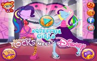 Equestria Girls Rainbow Rocks Meets Disney Princesses Dress Up Game For Girls