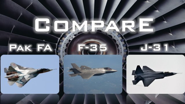 Special Battle of Stealth Fighters F-35 vs China J-31 & Russia PAK-FA