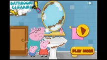 Peppa Pig - Cleaning Bathroom - Peppa Pig Videos