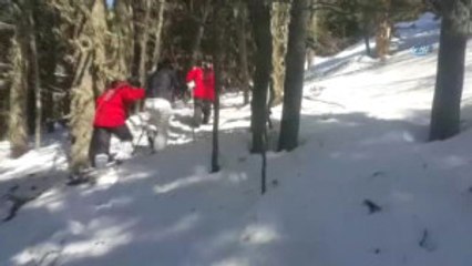 Dağda Kaybolan Kadın Kayakçı Ayak İzlerinden Bulundu