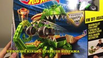 Хотвилс трасса Дракона с машинками Unboxing Hot Wheels Dragon Blast Challenge Monster Jam