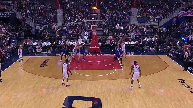 Kevin Durant Leaves Game With Injury - Warriors vs Wizards - Feb 28, 2017