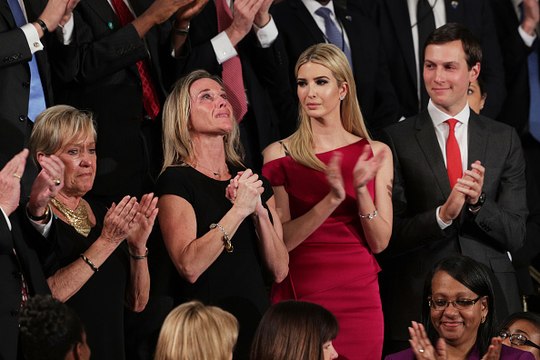 Trump pays tribute to fallen Navy SEAL in Congress speech