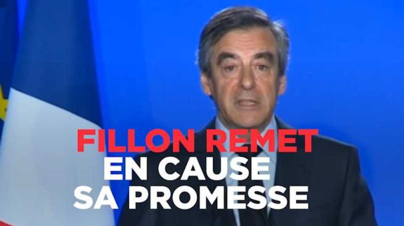 Fillon le 26 janvier : "Si je suis mis en examen, je ne serai pas candidat"