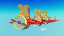 Cartoon 3D ABC Plane Songs | Alphabet Songs | Nursery Rhymes for Children