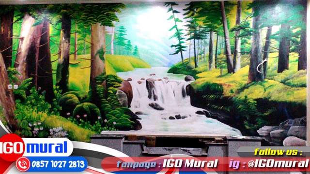 Lukis Dinding Surabaya | Dinding Cafe Keren | WA +62 813 1888 3437