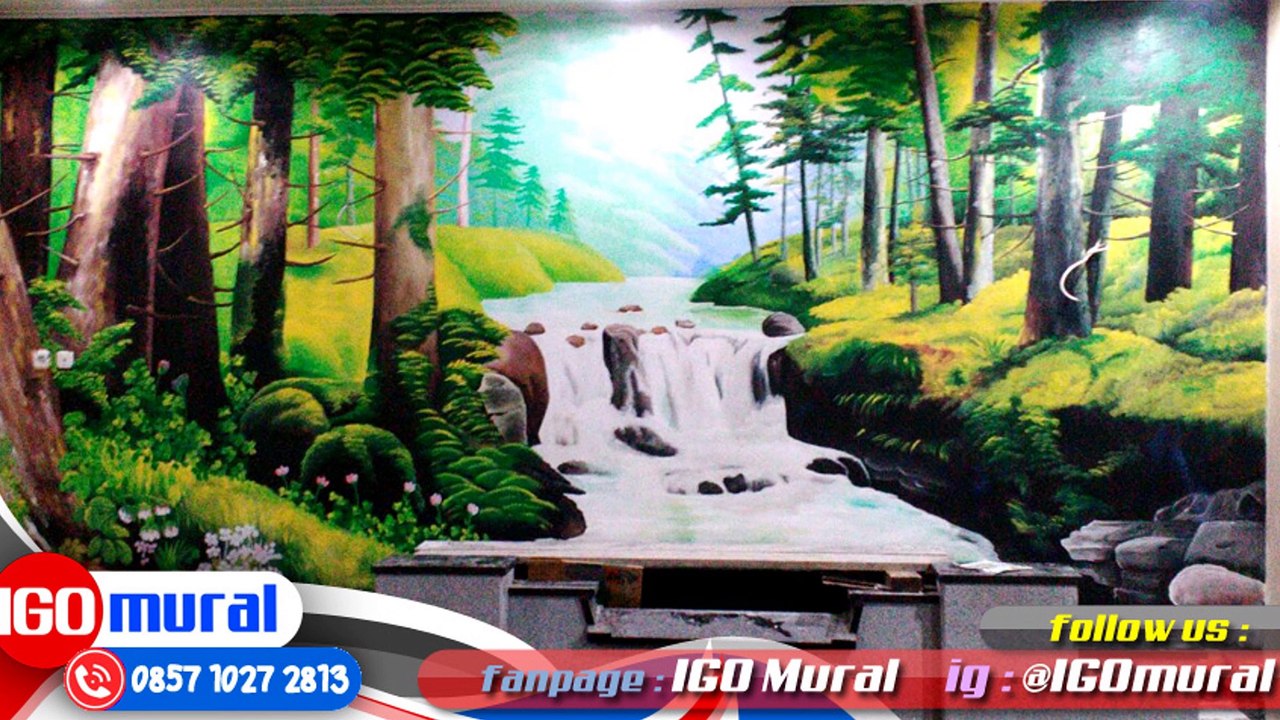 Lukis Dinding Surabaya | Dinding Cafe Keren | WA +62 813 1888 3437