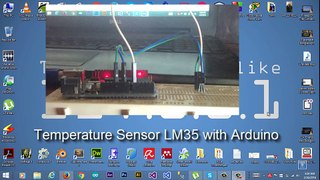 Arduino with LM35 Temperature Sensor Realtime Temperature Detection