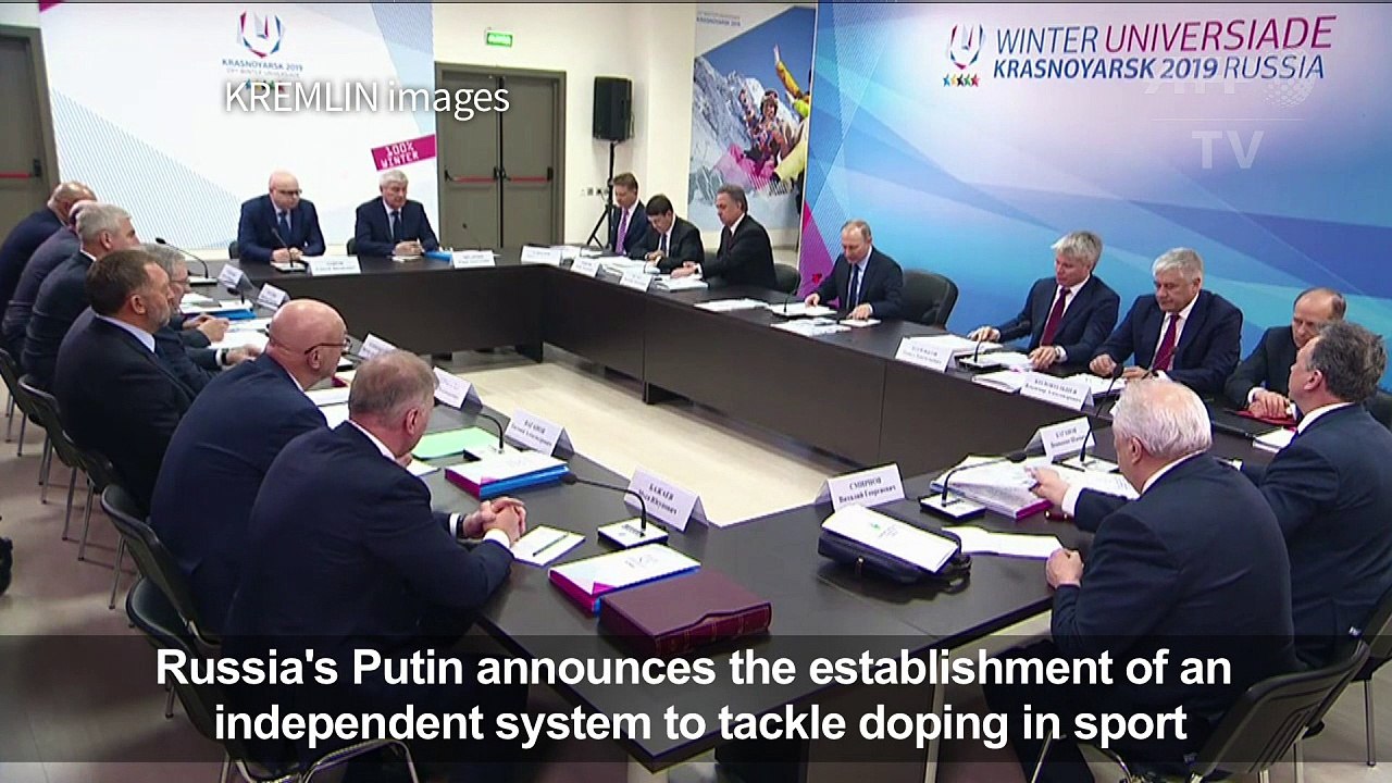 Putin pledges 'independent' anti-doping system