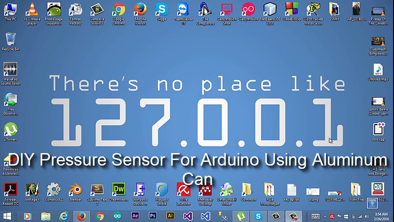 DIY Pressure Sensor for Arduino Using Aluminum Can (Coca-Cola Can)    Arduino Works