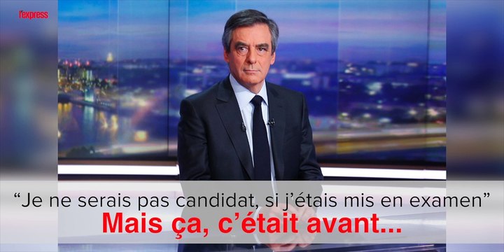 Je ne serais pas candidat, si j'étais mis en examen : mais ça, c'était avant
