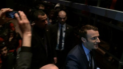 Emmanuel Macron à la rencontre du public angevin
