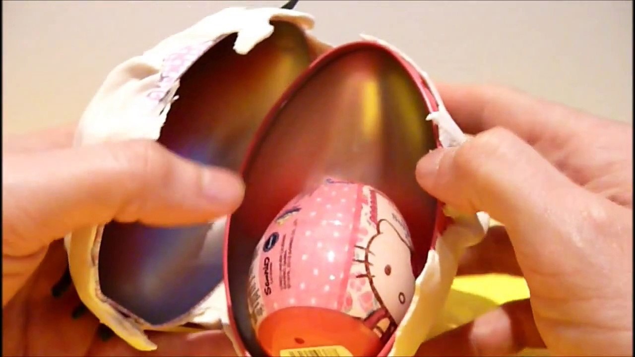Hello Kitty Youtube kinder surprise egg Play-Doh Maxi unboxing HD