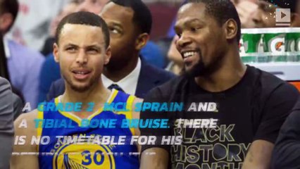 Kevin Durant has Grade 2 MCL sprain, may return in regular season