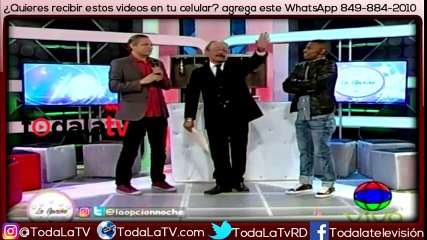 El Presi Danilo Medina visita La Opción De La Noche luego de su discurso-Parodia-Video