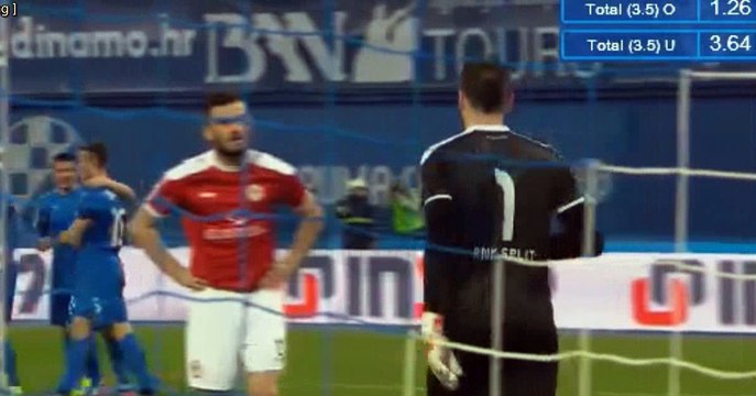 Armin Hodzic 2nd Goal HD - Dinamo Zagreb 3-0 RNK Split 01.03.2017