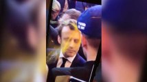 Macron reçoit un oeuf en pleine tête au Salon de l'agriculture