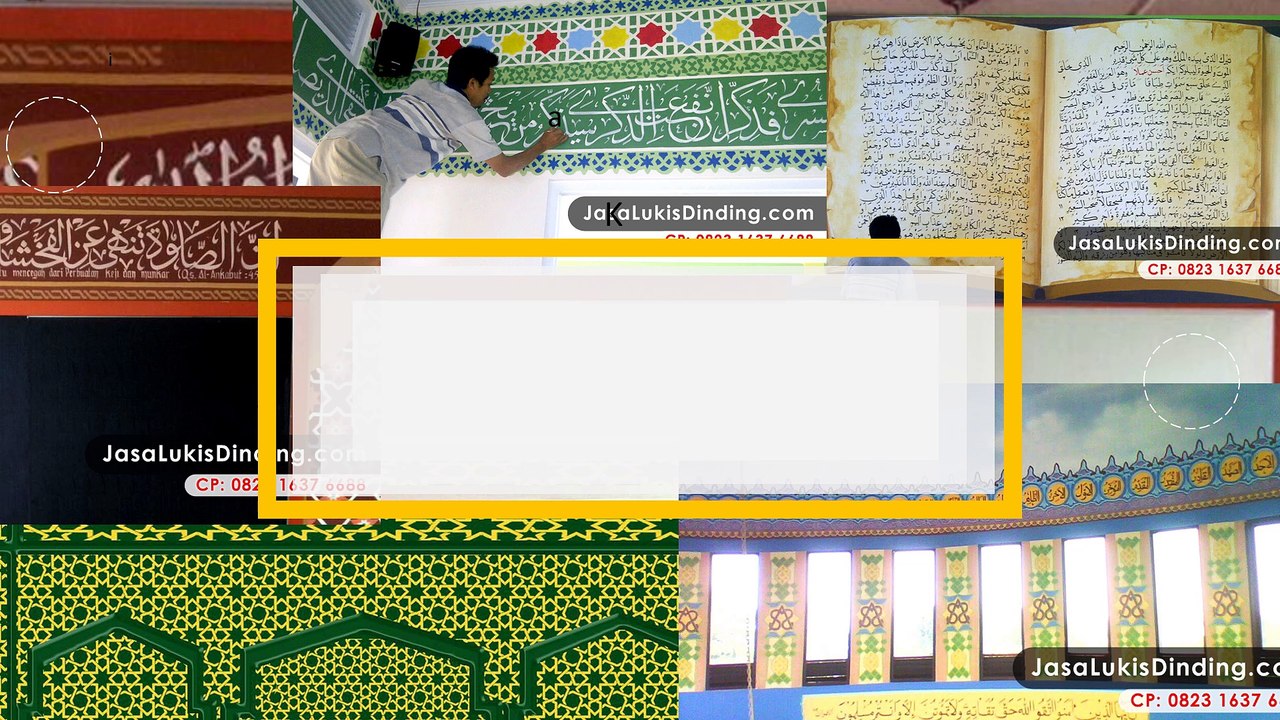 Ornamen Kaligrafi | WA +62 823 1637 6688