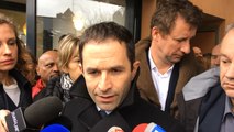 Benoît Hamon en visite à La Roche-Derrien