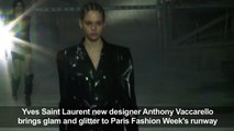 YSL brings glam and glitter to Paris Fashion Week