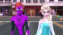 Frozen Elsa Vs Killer Clown Spiderman Boxing Hulk SpiderGirl Joker Venom Scream Funny Supe