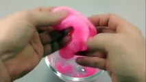 DIY How To Make Rainbow Colors Slime Foam Clay lollipop Learn Colors Slime Glitter Clay