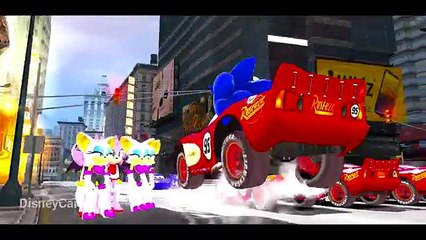 SONIC THE HEDGEHOG tener Diversión con #Disney #Coches #McQueen Canciones para los Niños con la Acción