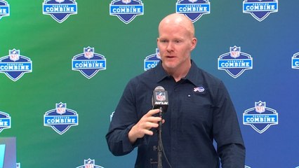 Sean McDermott 2017 NFL Combine press conference