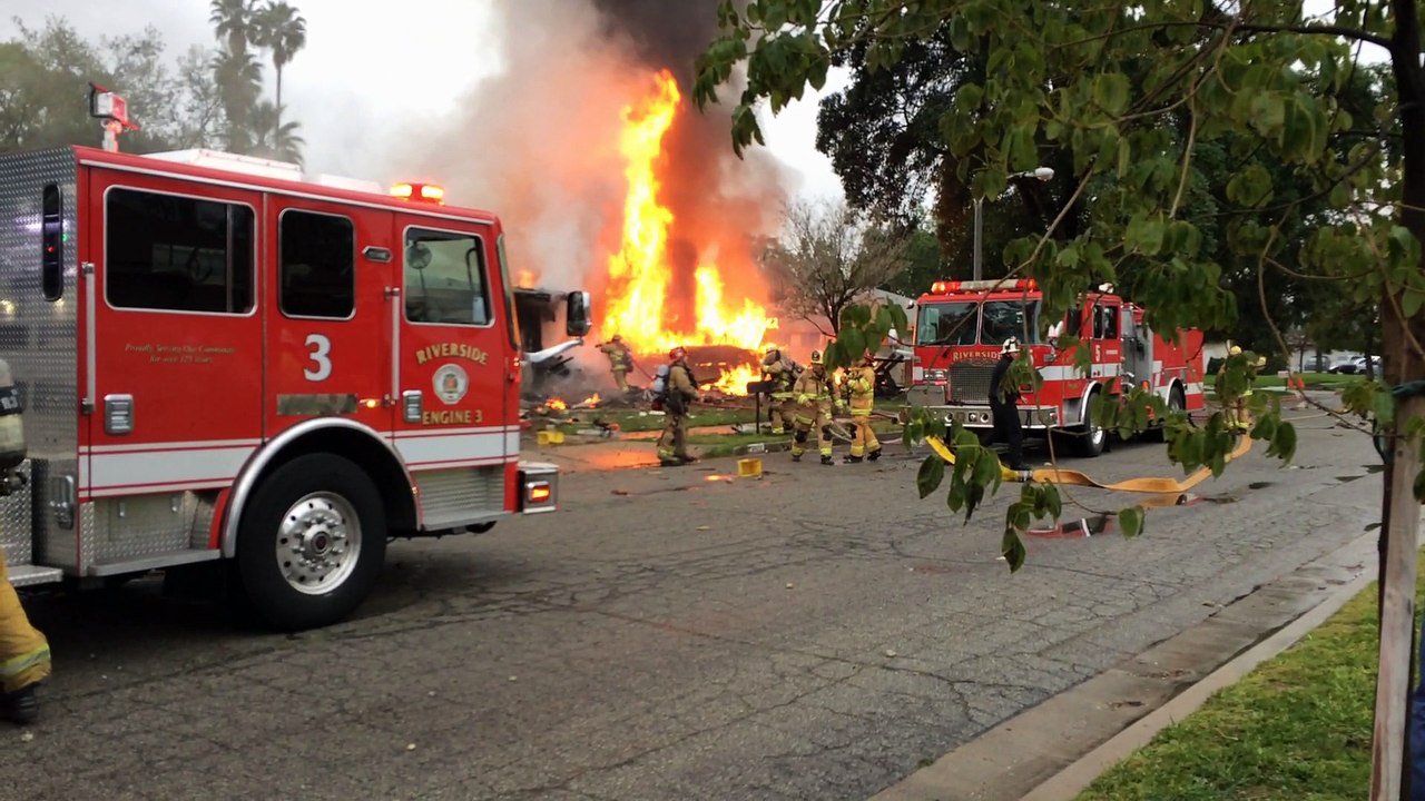 Plane Crashes Into California Home