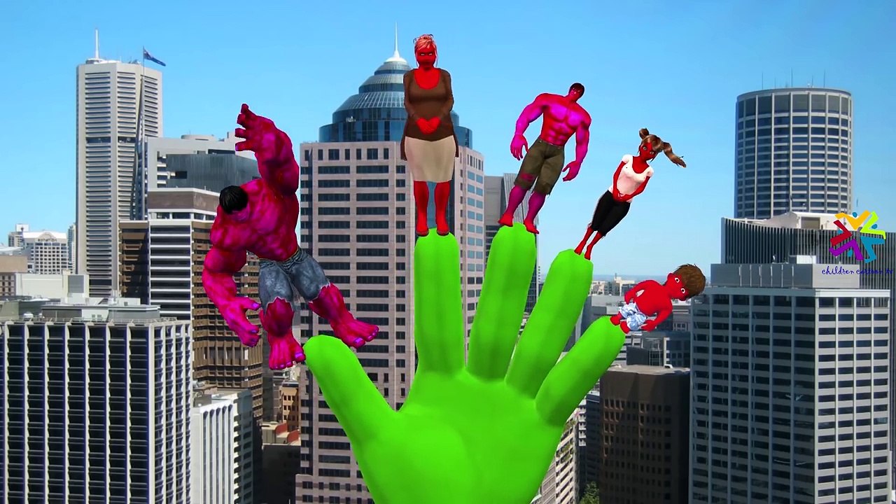 Hulk Ironman Finger Family Rhymes And Captain America Cartoons For Children Nursery Rhymes