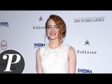 Emma Stone magnifique en robe blanche à la première de 