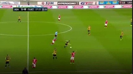 Sergio Araujo Goal HD - AEK 2-0 Platanias 01.03.2017