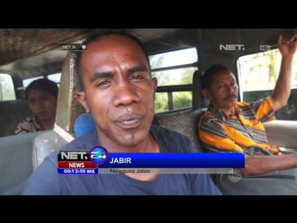Belasan Tahun Jalan Sepanjang Puluhan Kilometer di Maluku Rusak Parah - NET24
