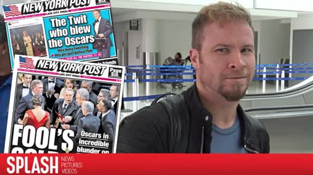 Backstreet Boy's Brian Littrell Jokes About The Oscars Blunder