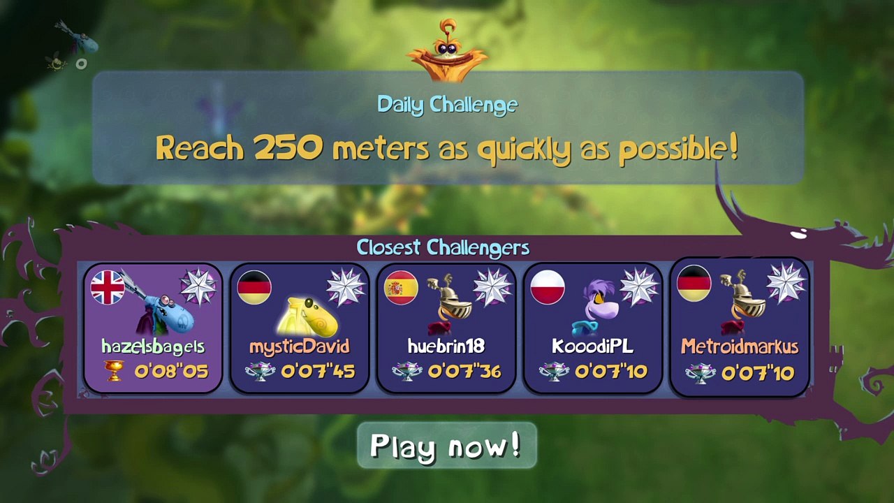 Rayman® Legends never ending pit