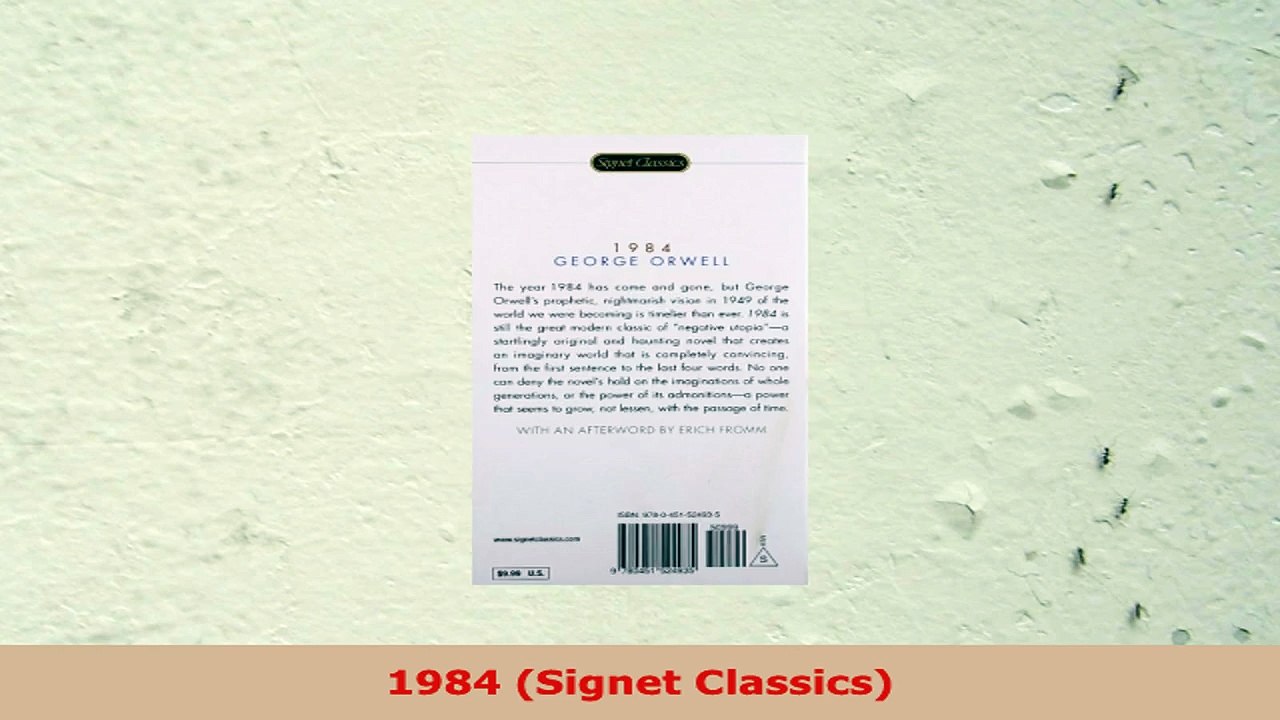 READ ONLINE  1984 Signet Classics
