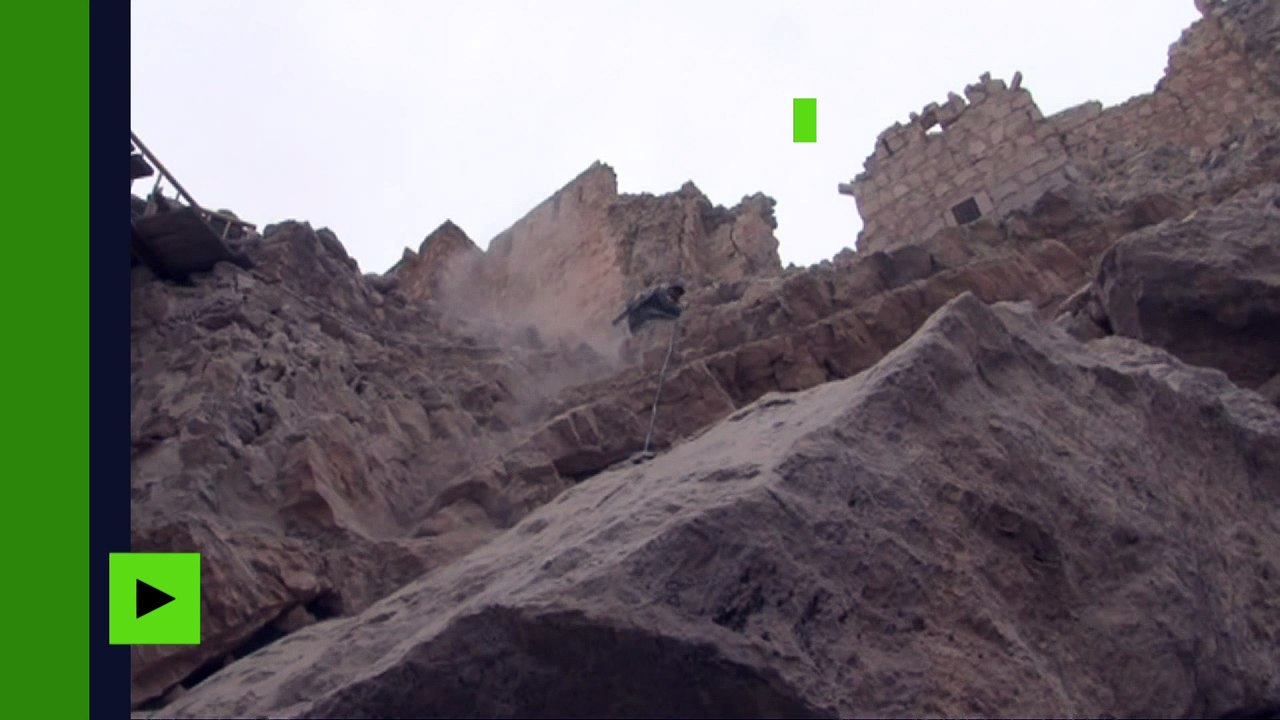 Premières images de citadelle de Palmyre reprise aux combattants de Daesh