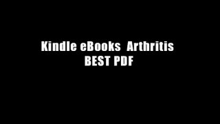 Kindle eBooks  Arthritis  BEST PDF