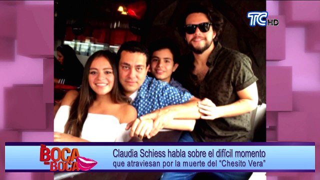 Claudia Schiess habla sobre el difícil momento que atraviesan por la muerte del “Chesito Vera”