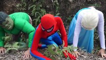 Spiderman Baby vs Hulk SAW Giant Horde Mouse Attack Joker Elsa Ghost Superhero Fun Movies